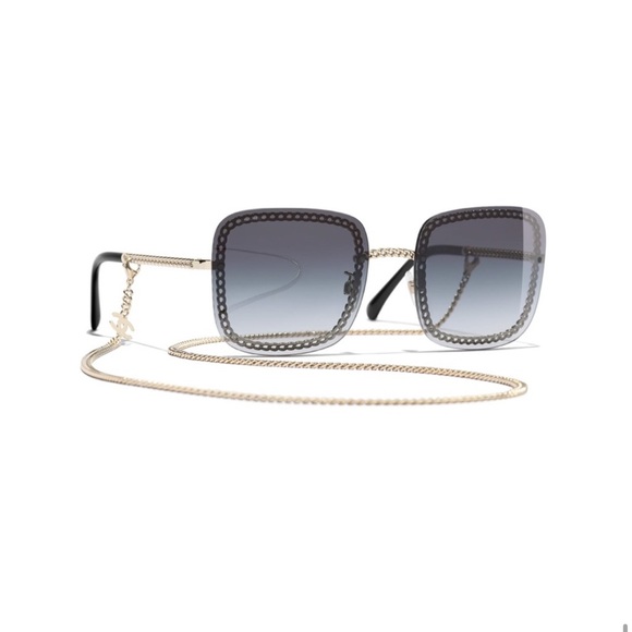 CHANEL CHAIN SUNGLASSES - Picture 7 of 8